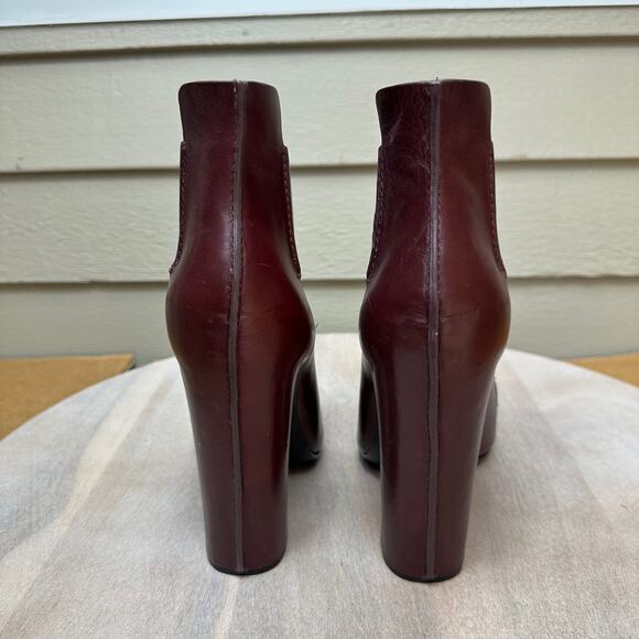 Alexander Wang Kim Oxblood Womens Boots Size 38.5 EU Burgundy Boot RARE - Picture 7 of 16